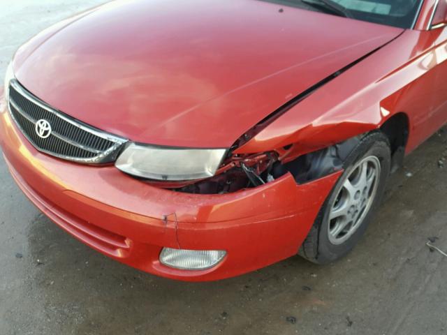 2T1CG22P31C456869 - 2001 TOYOTA CAMRY SOLA RED photo 9
