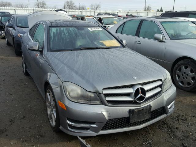 WDDGJ4HB3DG006709 - 2013 MERCEDES-BENZ C 250 GRAY photo 1