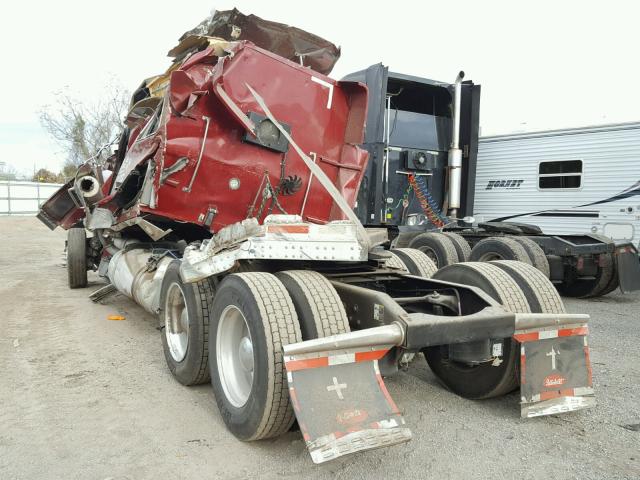 1XPXD49X88D739226 - 2008 PETERBILT 389 MAROON photo 3