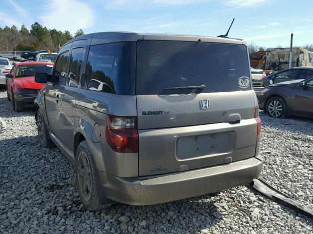 5J6YH18927L001691 - 2007 HONDA ELEMENT SC SILVER photo 3