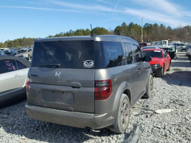 5J6YH18927L001691 - 2007 HONDA ELEMENT SC SILVER photo 4