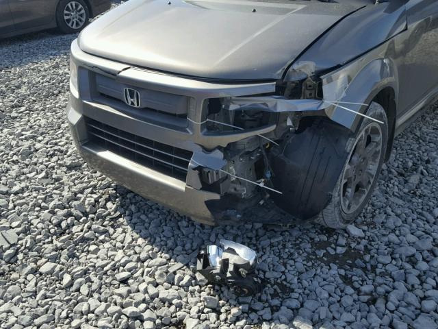 5J6YH18927L001691 - 2007 HONDA ELEMENT SC SILVER photo 9