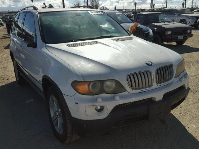 5UXFB535X5LV14841 - 2005 BMW X5 4.4I WHITE photo 1