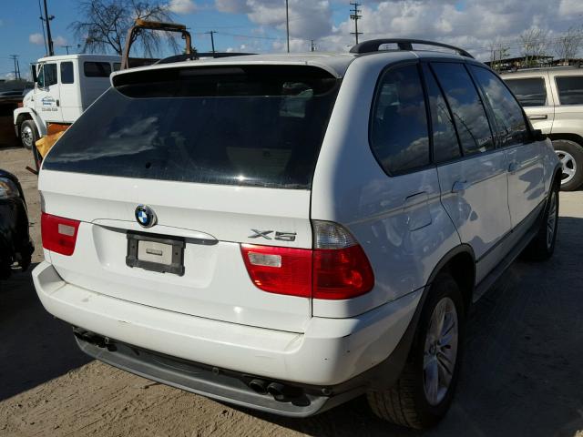 5UXFB535X5LV14841 - 2005 BMW X5 4.4I WHITE photo 4