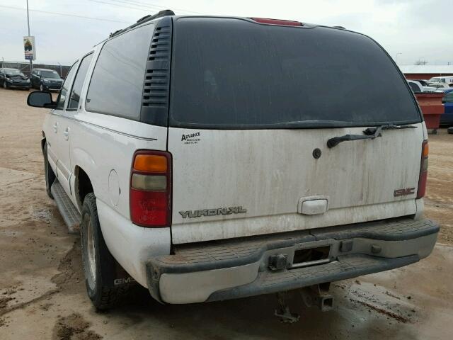 3GKFK16Z83G299841 - 2003 GMC YUKON XL K WHITE photo 3