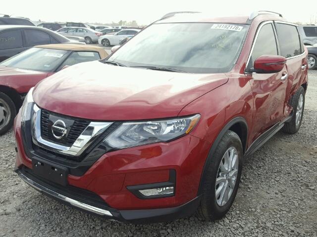 5N1AT2MTXHC862272 - 2017 NISSAN ROGUE S RED photo 2