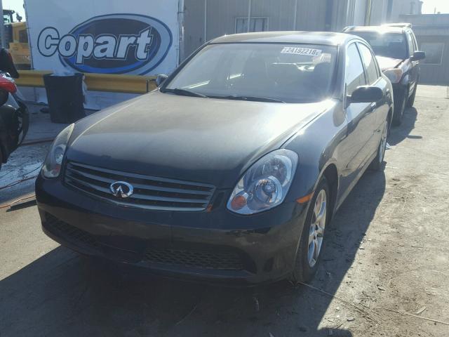 JNKCV51F25M315251 - 2005 INFINITI G35 BLACK photo 2