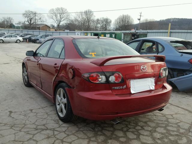 1YVHP80C165M40578 - 2006 MAZDA 6 I MAROON photo 3