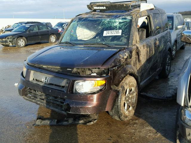 5J6YH18917L004761 - 2007 HONDA ELEMENT SC BROWN photo 2