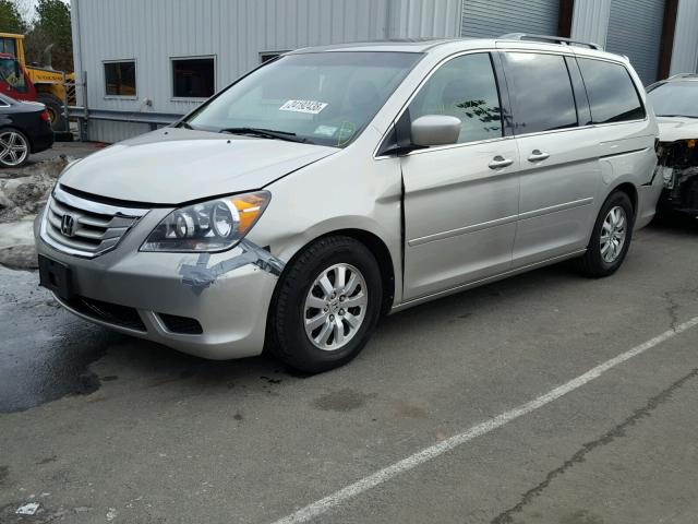 5FNRL38758B015852 - 2008 HONDA ODYSSEY EX SILVER photo 2