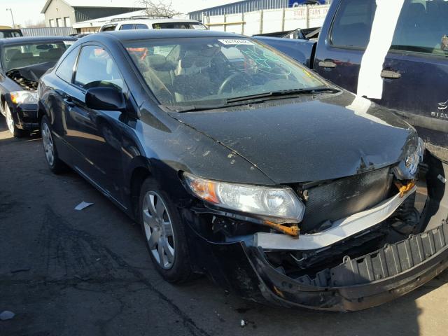 2HGFG1B64AH522321 - 2010 HONDA CIVIC LX BLACK photo 1