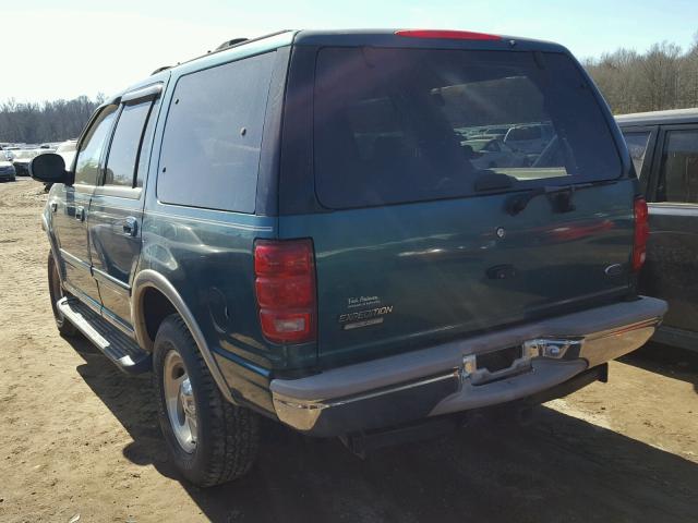 1FMPU18L8WLC25101 - 1998 FORD EXPEDITION GREEN photo 3