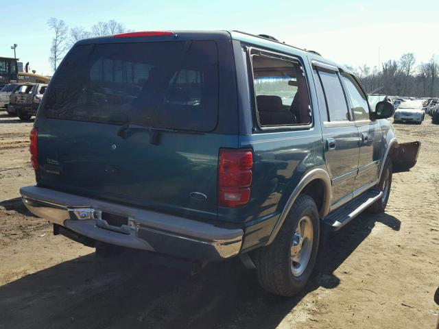 1FMPU18L8WLC25101 - 1998 FORD EXPEDITION GREEN photo 4