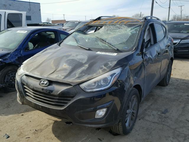 KM8JU3AG0FU109190 - 2015 HYUNDAI TUCSON LIM BLACK photo 2