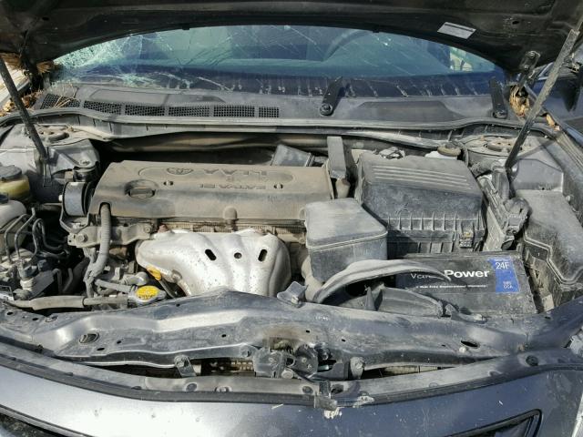 4T4BE46K49R083871 - 2009 TOYOTA CAMRY BASE GRAY photo 7
