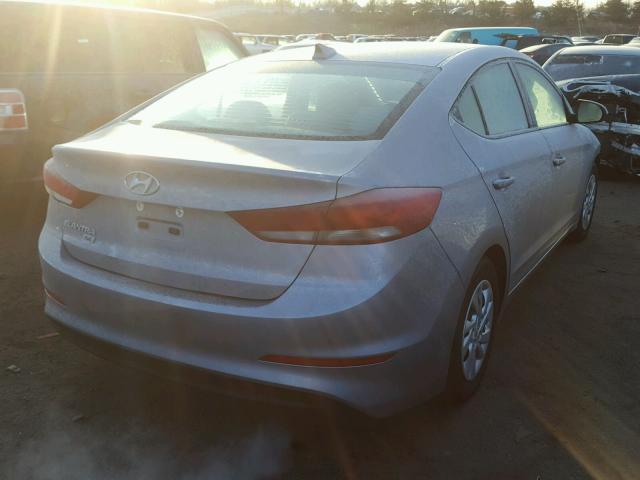 5NPD74LF7HH164090 - 2017 HYUNDAI ELANTRA SE GRAY photo 4