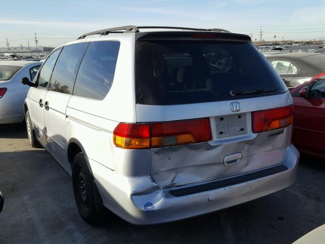 2HKRL18532H529386 - 2002 HONDA ODYSSEY LX SILVER photo 3