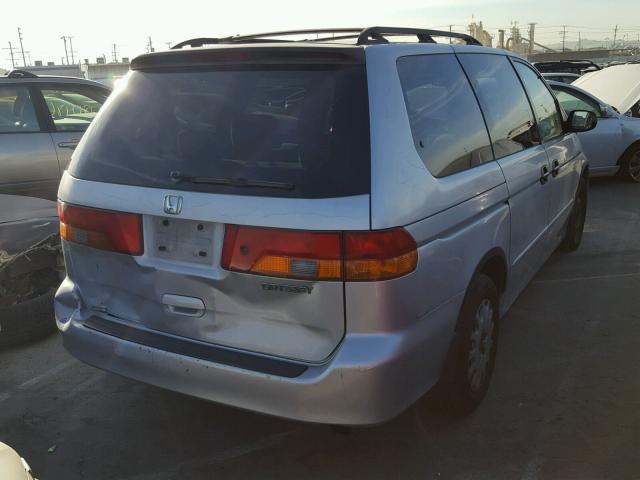 2HKRL18532H529386 - 2002 HONDA ODYSSEY LX SILVER photo 4