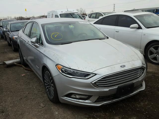 3FA6P0RU9JR150904 - 2018 FORD FUSION TIT SILVER photo 1