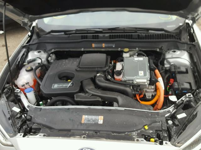 3FA6P0RU9JR150904 - 2018 FORD FUSION TIT SILVER photo 7