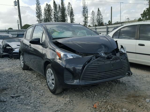 VNKKTUD35HA077536 - 2017 TOYOTA YARIS L BLACK photo 1