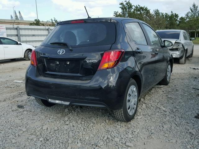 VNKKTUD35HA077536 - 2017 TOYOTA YARIS L BLACK photo 4