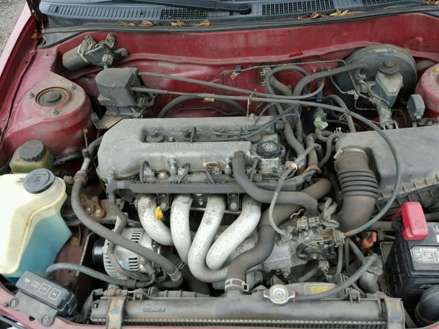 2T1BR12E9XC191690 - 1999 TOYOTA COROLLA VE RED photo 7