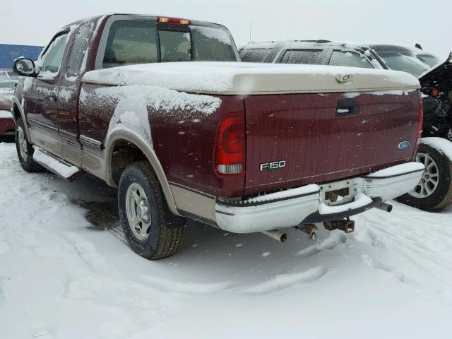 1FTEX18L9VKD75614 - 1997 FORD F150 TWO TONE photo 3