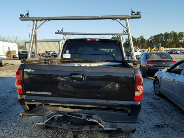 1GCHK23U36F271339 - 2006 CHEVROLET SILVERADO BLACK photo 9