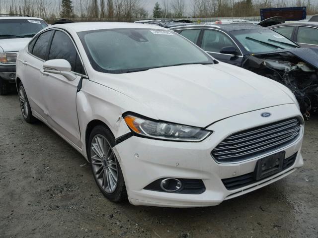 3FA6P0HR8DR267987 - 2013 FORD FUSION SE WHITE photo 1