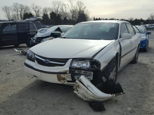 2G1WF52EX49391810 - 2004 CHEVROLET IMPALA WHITE photo 2