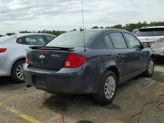 1G1AS58H297137587 - 2009 CHEVROLET COBALT LS BLUE photo 4