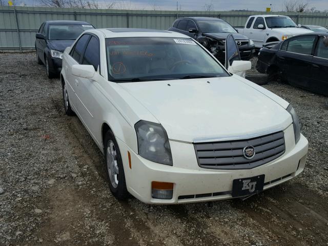 1G6DM57N330168906 - 2003 CADILLAC CTS WHITE photo 1