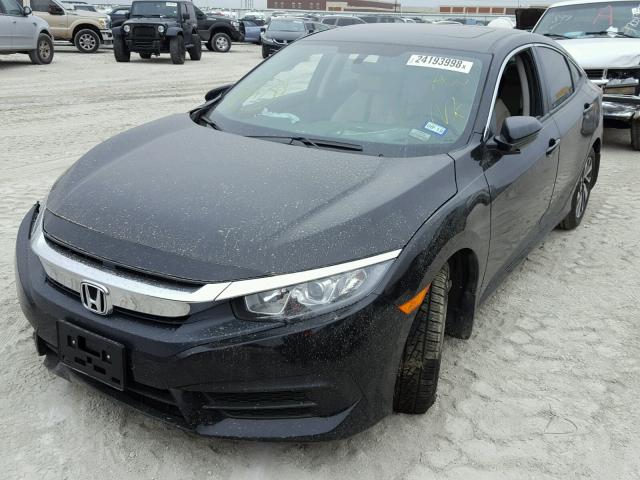 19XFC2F79HE060573 - 2017 HONDA CIVIC EX BLACK photo 2