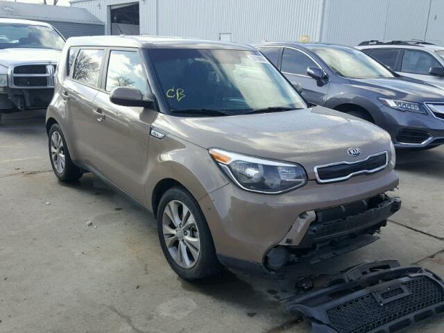 KNDJP3A56F7113799 - 2015 KIA SOUL + BROWN photo 1