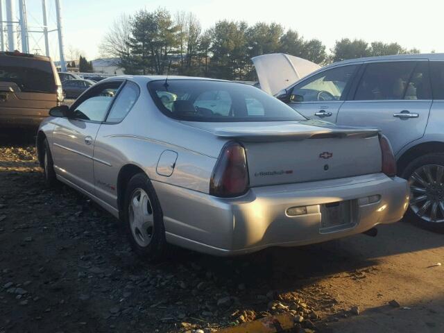 2G1WX15KX19305575 - 2001 CHEVROLET MONTE CARL 银色 照片 3