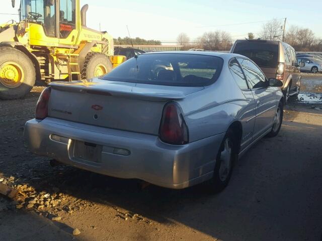 2G1WX15KX19305575 - 2001 CHEVROLET MONTE CARL 银色 照片 4