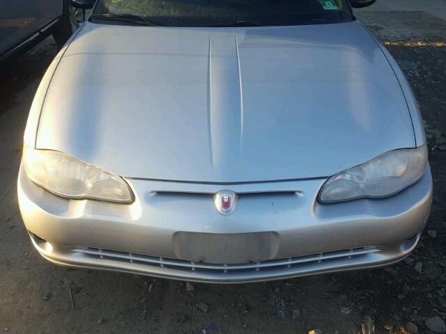 2G1WX15KX19305575 - 2001 CHEVROLET MONTE CARL 银色 照片 9