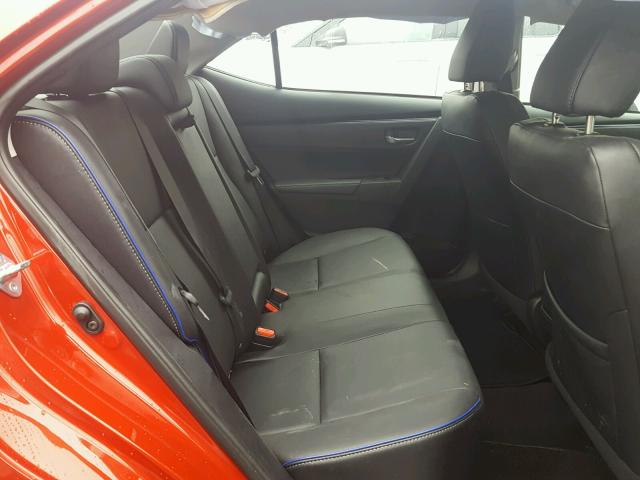 2T1BURHE9JC974004 - 2018 TOYOTA COROLLA L RED photo 6