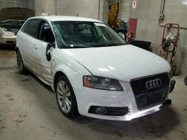 WAUBEAFM1CA078020 - 2012 AUDI A3 PREMIUM WHITE photo 1