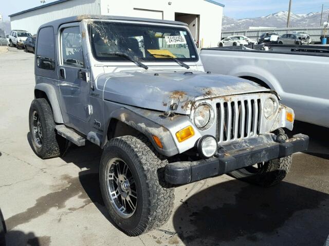 1J4FA49S85P326589 - 2005 JEEP WRANGLER / BLACK photo 1