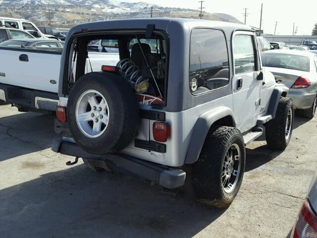 1J4FA49S85P326589 - 2005 JEEP WRANGLER / BLACK photo 4