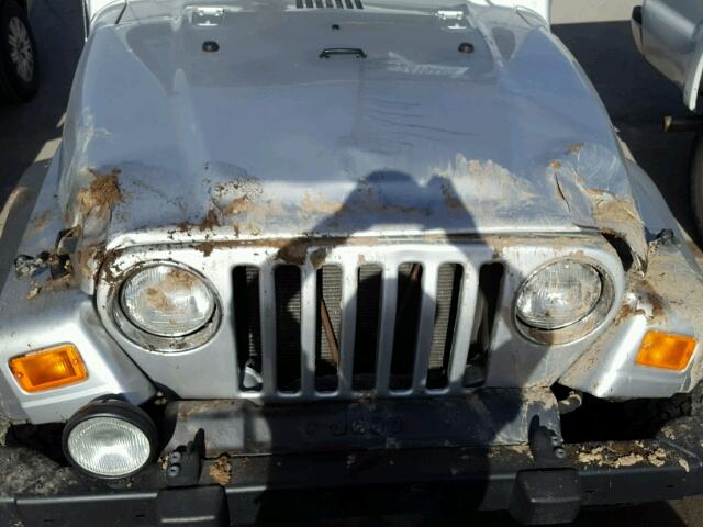 1J4FA49S85P326589 - 2005 JEEP WRANGLER / BLACK photo 7