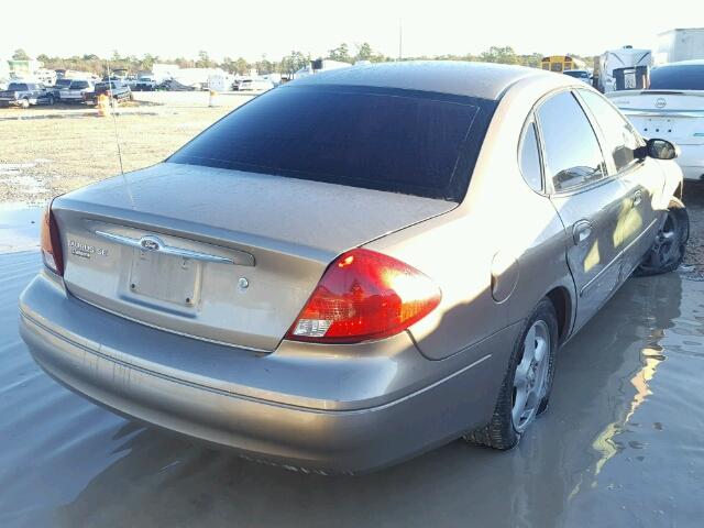 1FAFP53253G160697 - 2003 FORD TAURUS SE BEIGE photo 4