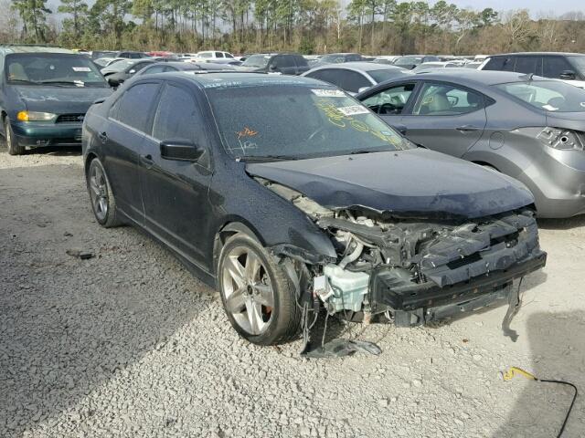 3FAHP0KC8AR428573 - 2010 FORD FUSION SPO BLACK photo 1