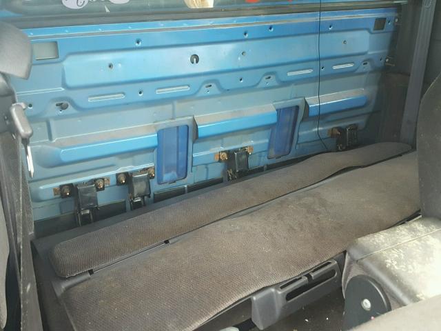 1B7GG22X2YS521866 - 2000 DODGE DAKOTA BLUE photo 6