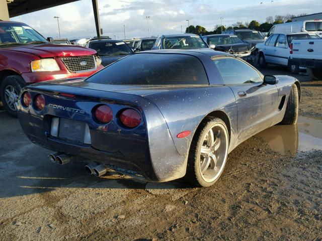 1G1YY22GXY5116525 - 2000 CHEVROLET CORVETTE BLUE photo 4