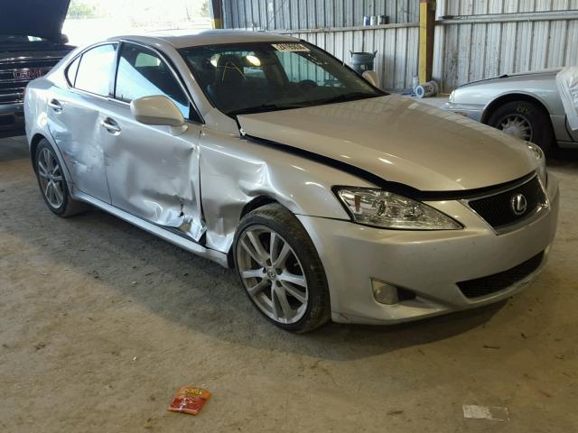 JTHBK262475050578 - 2007 LEXUS IS 250 SILVER photo 1