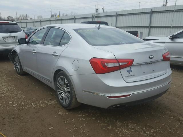 KNALN4D7XG5216462 - 2016 KIA CADENZA LU SILVER photo 3