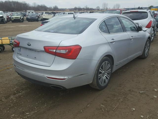 KNALN4D7XG5216462 - 2016 KIA CADENZA LU SILVER photo 4